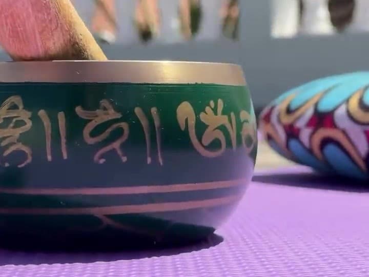 Taças tibetanas usadas nas sessões de Sound Healing